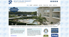 Desktop Screenshot of boathouseresortteagardens.com.au
